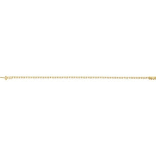 14K Yellow 3 CTW Natural Diamond Line 7" Bracelet