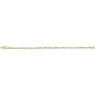 14K Yellow 2 CTW Natural Diamond Line 7" Bracelet