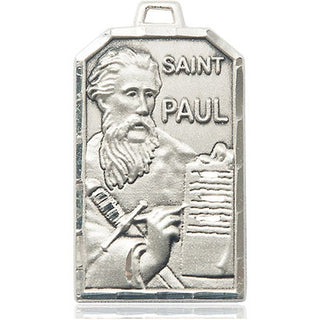Sterling Silver Saint Paul the Apostle Medal Catholic Jewelry