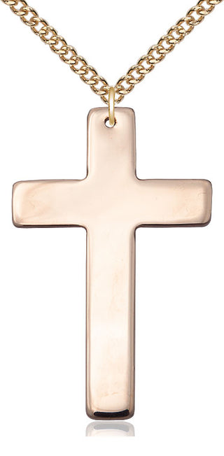 14kt Gold Filled Cross Medal Catholic Jewelry
