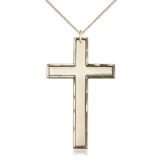 14kt Gold Filled Cross Medal Catholic Jewelry