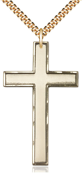 14kt Gold Filled Cross Medal Catholic Jewelry