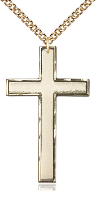 14kt Gold Filled Cross Medal Catholic Jewelry