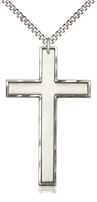 Pewter Cross Medal Catholic Jewelry