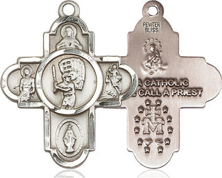 Pewter 5-Way Baseball Medal