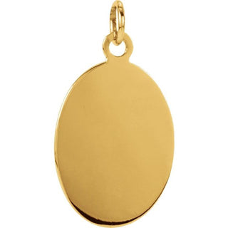14K Yellow 15x11 mm St. Joseph Medal