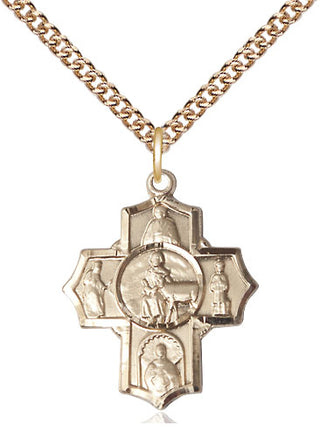 14kt Gold 5-Way Special Needs Medal