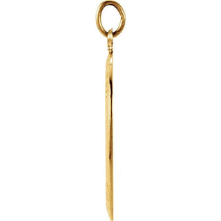 14K Yellow 23.5x16 mm St. Joseph Medal 