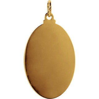 14K Yellow 23.5x16 mm St. Joseph Medal 