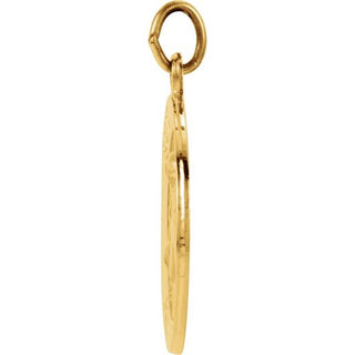 14K Yellow 18 mm St. Anthony Medal