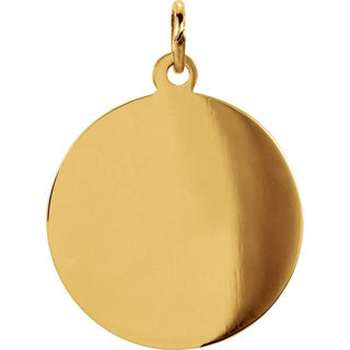 14K Yellow 18 mm St. Anthony Medal