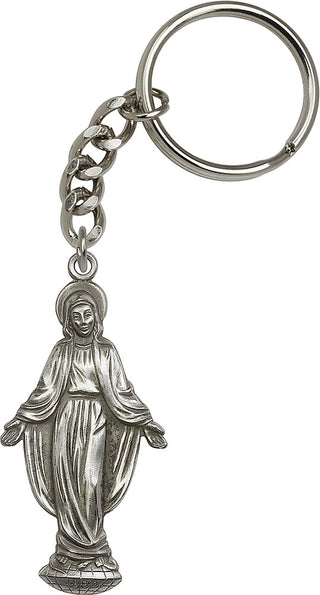 Silver Oxide Miraculous Keychain