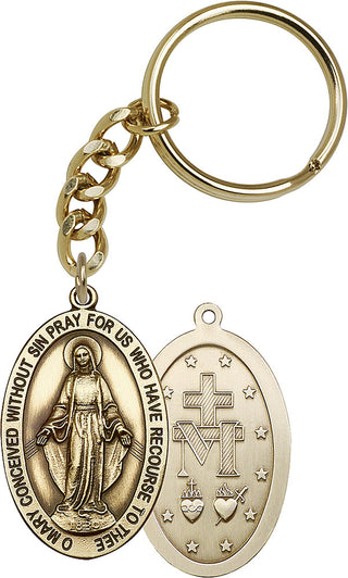 Gold Oxide Miraculous Keychain