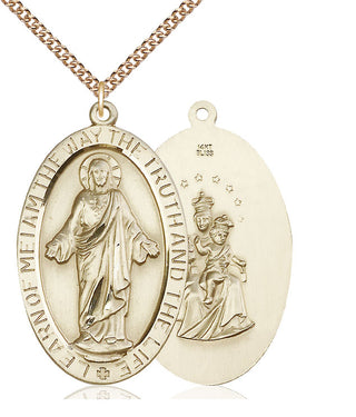 14kt Gold Scapular Medal