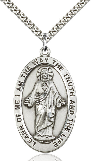 Pewter Scapular Medal Catholic Jewelry