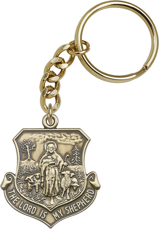 Gold Oxide Lord Is My Shepherd Keychain