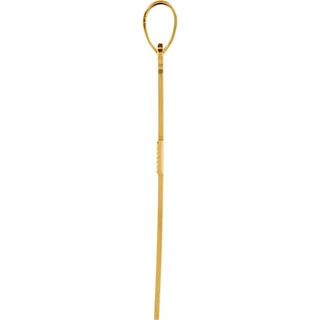 18K Yellow Cross Pendant