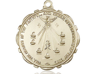 14kt Gold Filled Seven Gifts Medal
