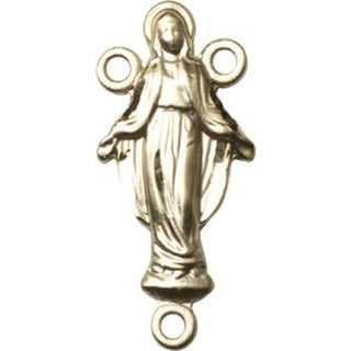 Gold Plate Miraculous Rosary Center Rosary Center