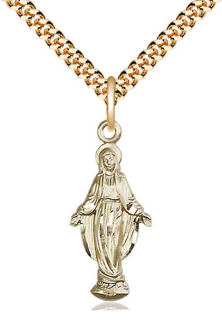 14kt Gold Filled Miraculous Medal Catholic Jewelry