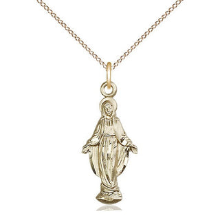 14kt Gold Miraculous Medal