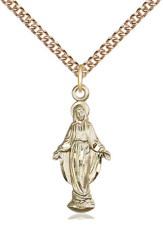 14kt Gold Miraculous Medal