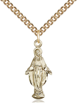 14kt Gold Miraculous Medal