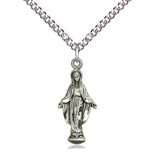 Sterling Silver Miraculous Medal Catholic Jewelry