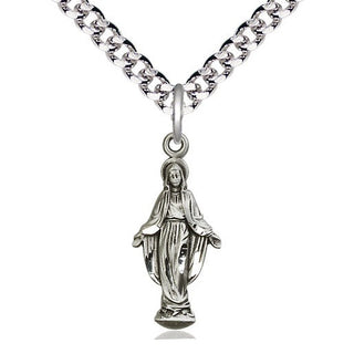 Sterling Silver Miraculous Medal Catholic Jewelry