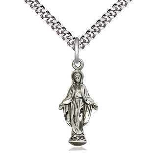 Sterling Silver Miraculous Medal Catholic Jewelry