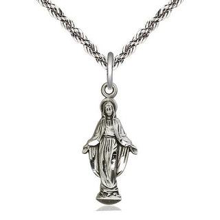 Sterling Silver Miraculous Medal Catholic Jewelry