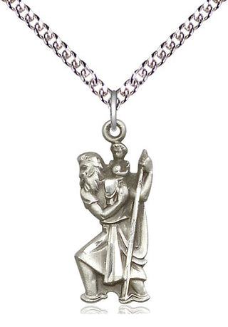 Sterling Silver Saint Christopher Medal Catholic Jewelry