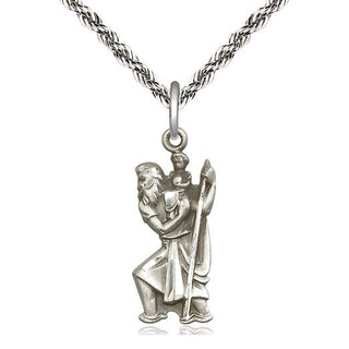 Sterling Silver Saint Christopher Medal Catholic Jewelry
