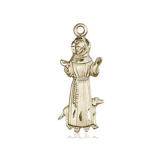 14kt Gold Filled Saint Francis Medal