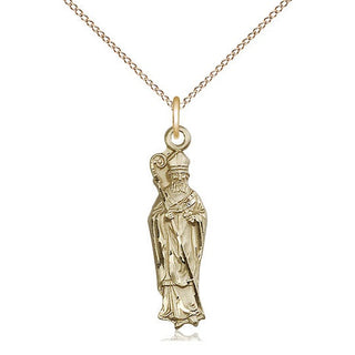14kt Gold Saint Patrick Medal