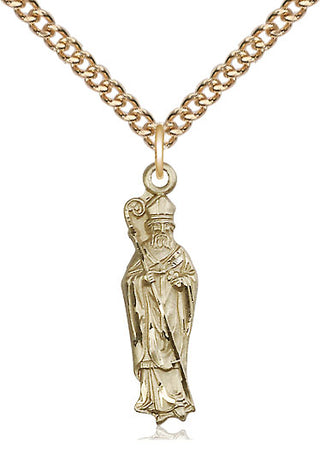 14kt Gold Saint Patrick Medal