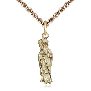 14kt Gold Saint Patrick Medal