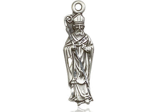 Sterling Silver Saint Patrick Medal Catholic Jewelry