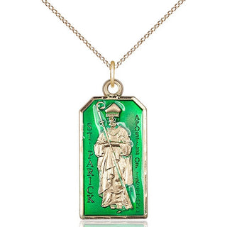 14kt Gold Saint Patrick Medal