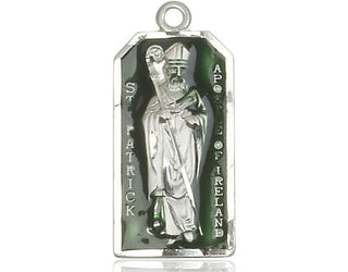 Sterling Silver Saint Patrick Medal Catholic Jewelry
