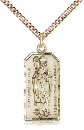 14kt Gold Saint Patrick Medal