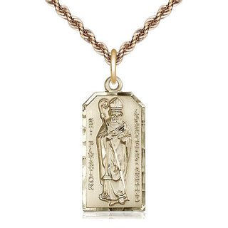 14kt Gold Saint Patrick Medal