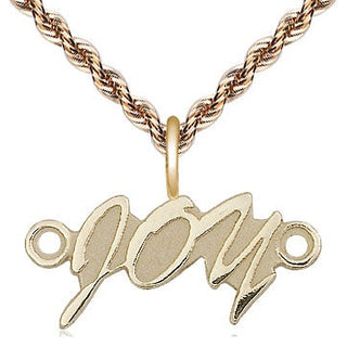14kt Gold Filled Joy Medal Religious and Catholic Jewelry