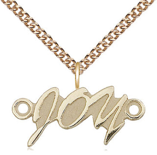 14kt Gold Joy Medal