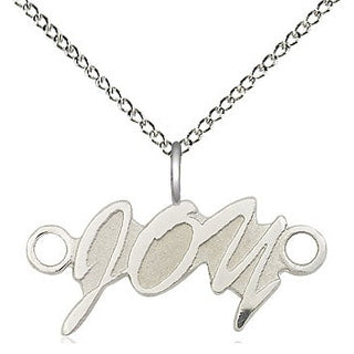 Sterling Silver Joy Medal Religious and Catholic Jewelry