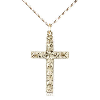 14kt Gold Cross Medal