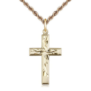 14kt Gold Cross Medal