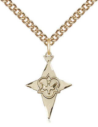 14kt Gold Filled Cross Medal Religious Jewelry