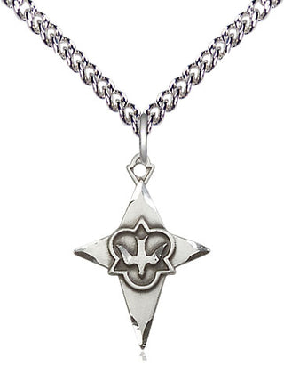 Sterling Silver Cross Medal Religious Jewelry