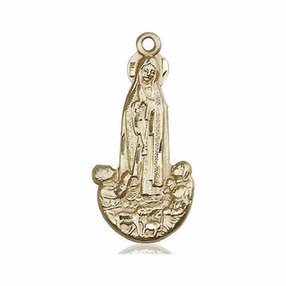 14kt Gold Filled Our Lady of Fatima Medal
